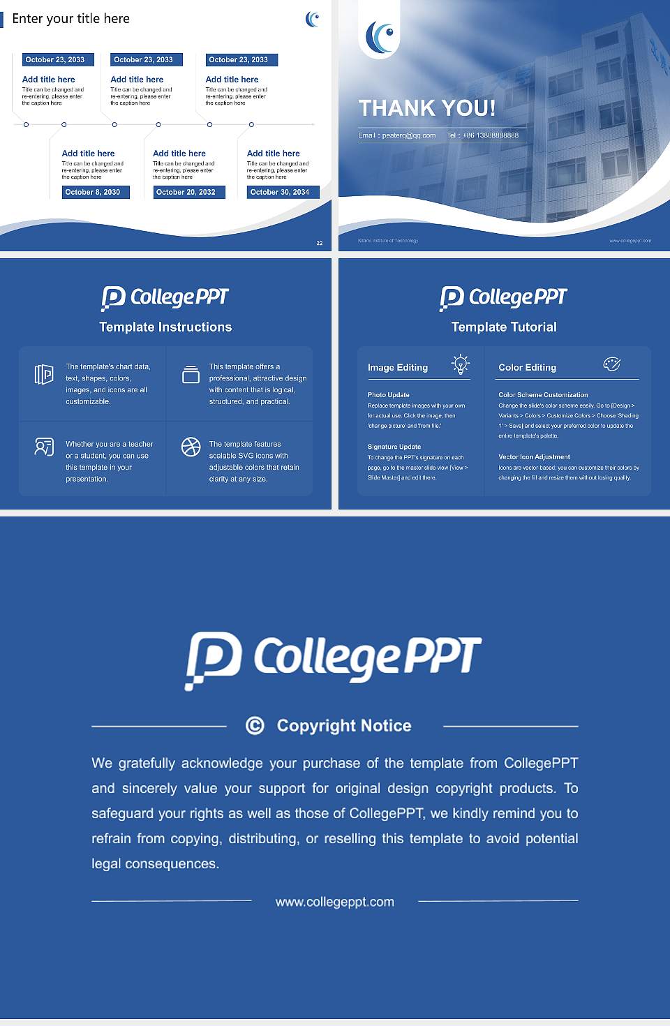 Kitami Institute of Technology Lecture Sharing and Networking Event PPT Template4:3 ratio PPT effect preview image4