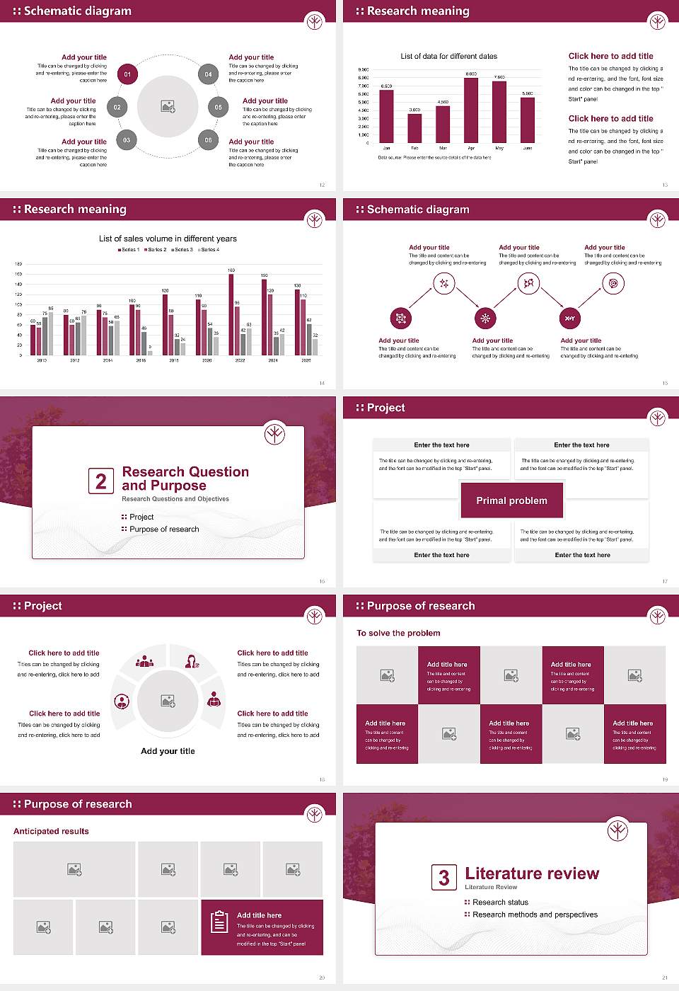 Keiwa College Graduation Thesis Defense PPT Template16:9 ratio PPT effect preview image3