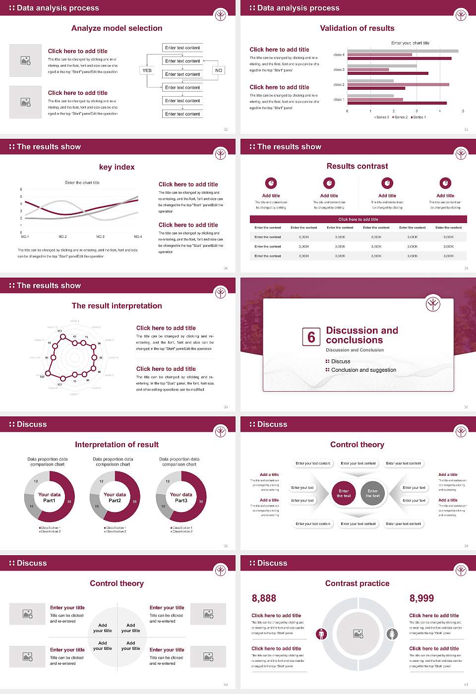 Keiwa College Graduation Thesis Defense PPT Template16:9 ratio PPT effect preview image5
