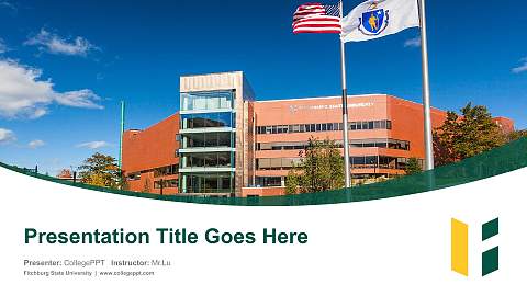 Fitchburg State University Course/Courseware Creation PPT Template