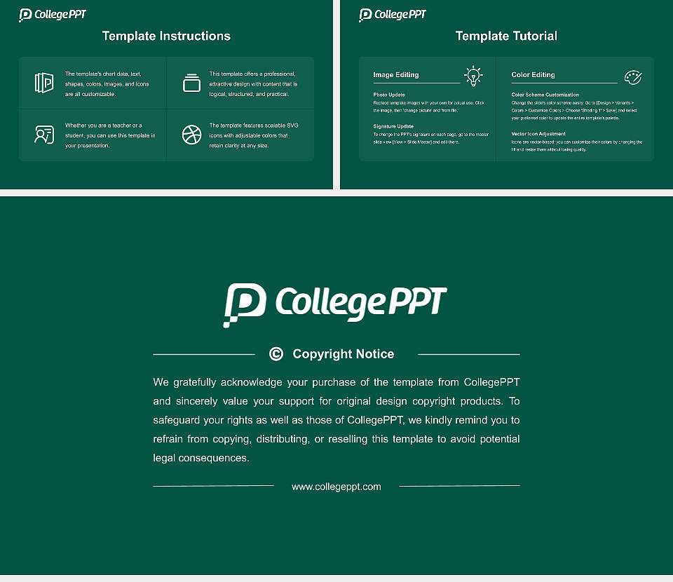 Fitchburg State University Course/Courseware Creation PPT Template16:9 ratio PPT effect preview image5