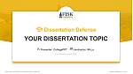 Fisk University Graduation Thesis Defense PPT Template