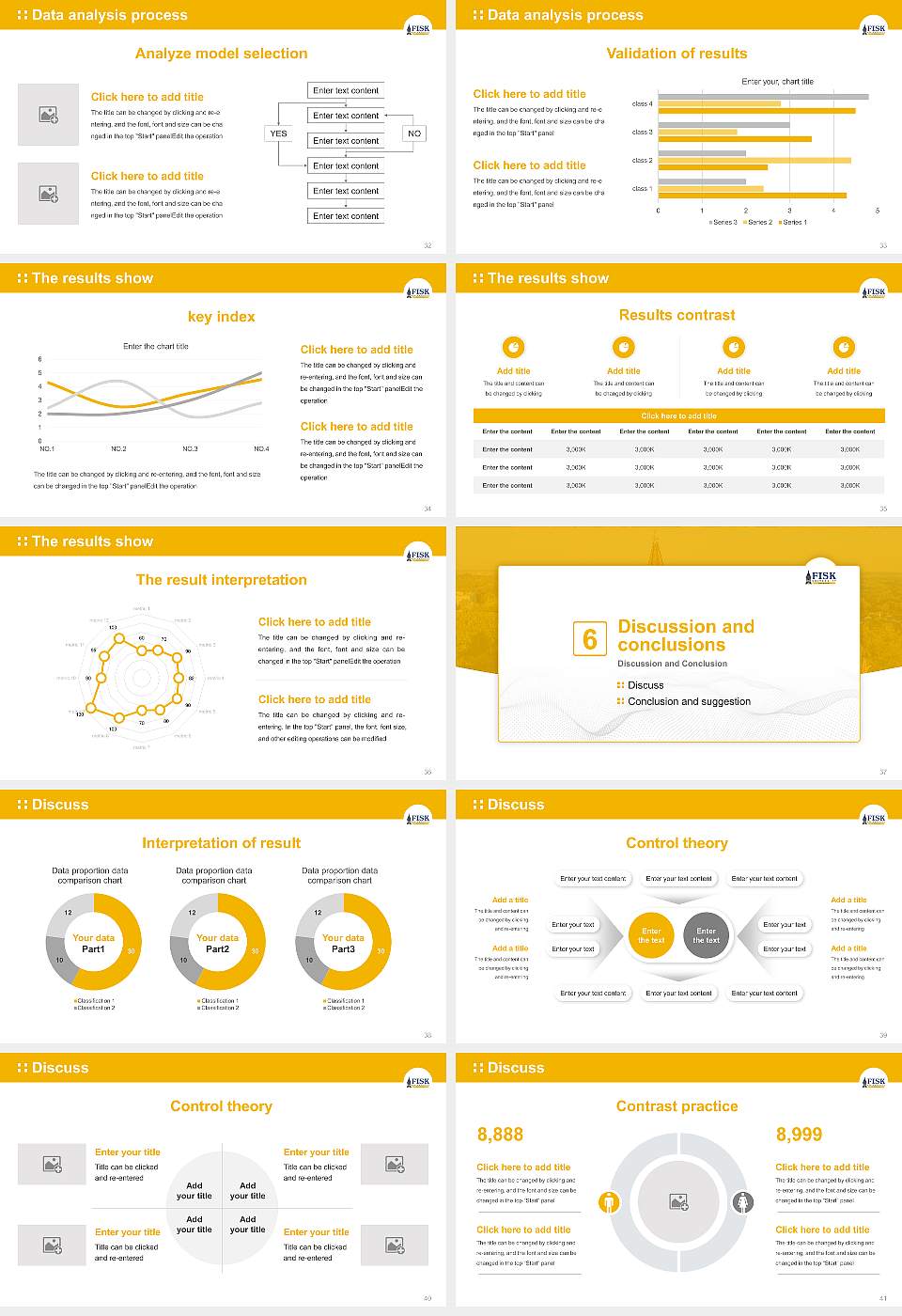 Fisk University Graduation Thesis Defense PPT Template16:9 ratio PPT effect preview image5