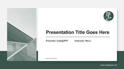 Keisen University General Purpose PPT Template