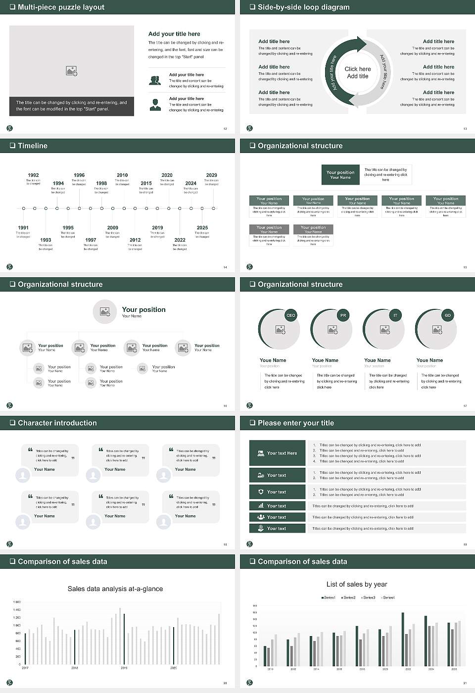 Keisen University General Purpose PPT Template16:9 ratio PPT effect preview image3