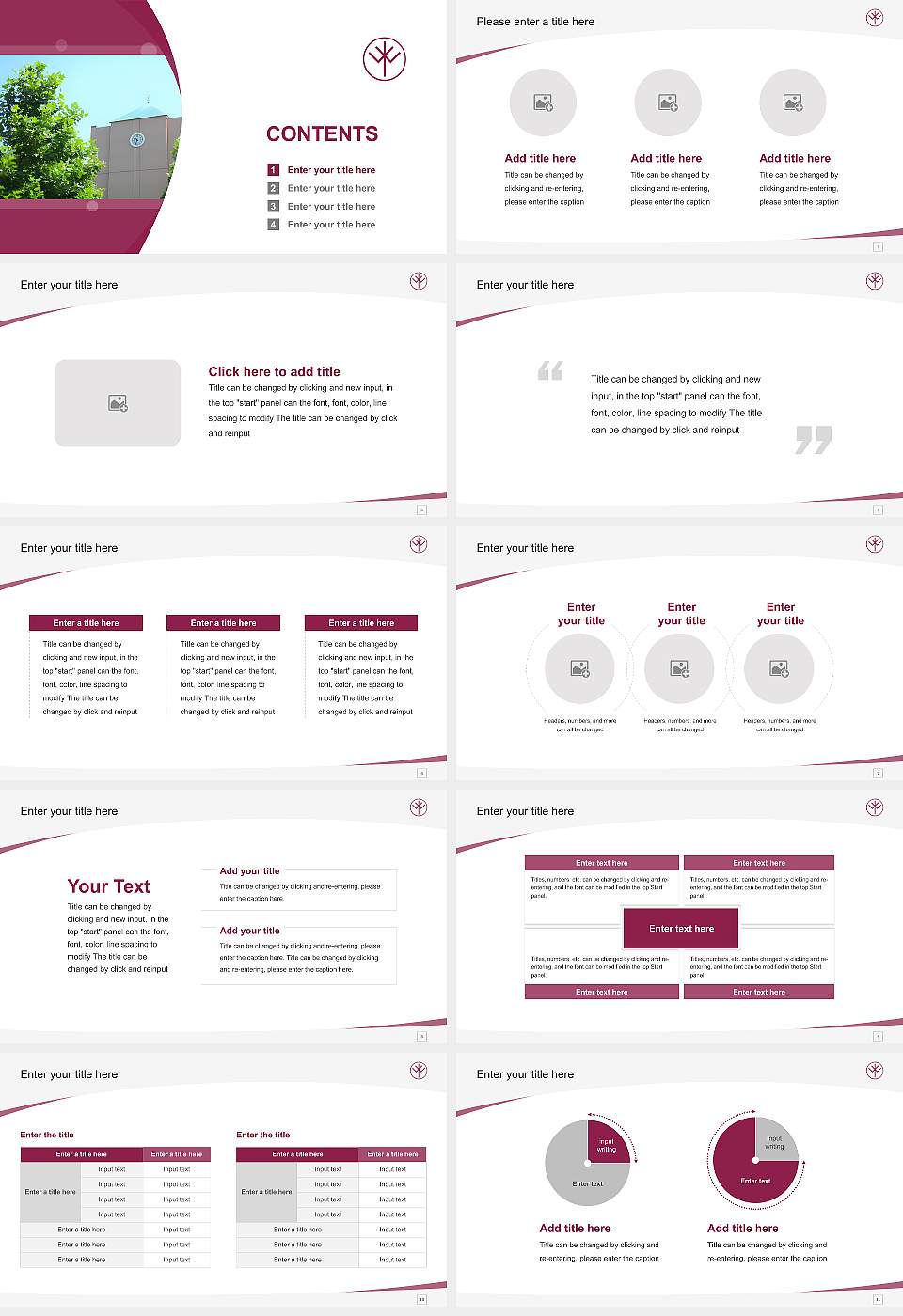 Keiwa College Course/Courseware Creation PPT Template16:9 ratio PPT effect preview image2