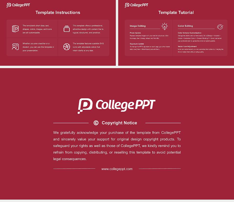Flagler College Academic Presentation/Research Findings Report PPT Template16:9 ratio PPT effect preview image5