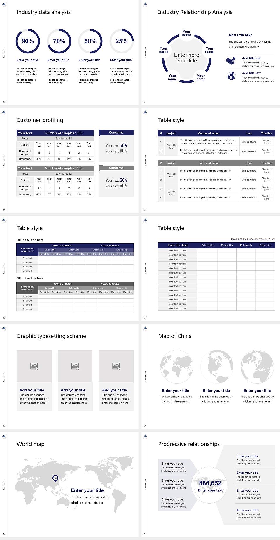 Kobe International University Competition/Entrepreneurship Contest PPT Template4:3 ratio PPT effect preview image5