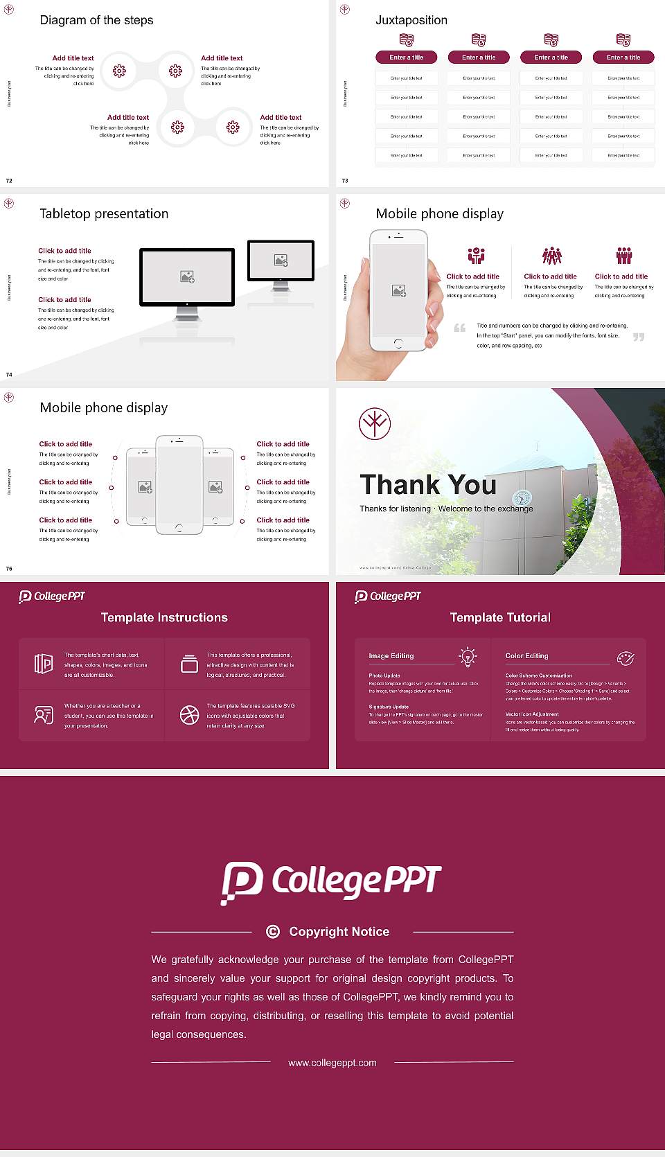 Keiwa College Competition/Entrepreneurship Contest PPT Template16:9 ratio PPT effect preview image9