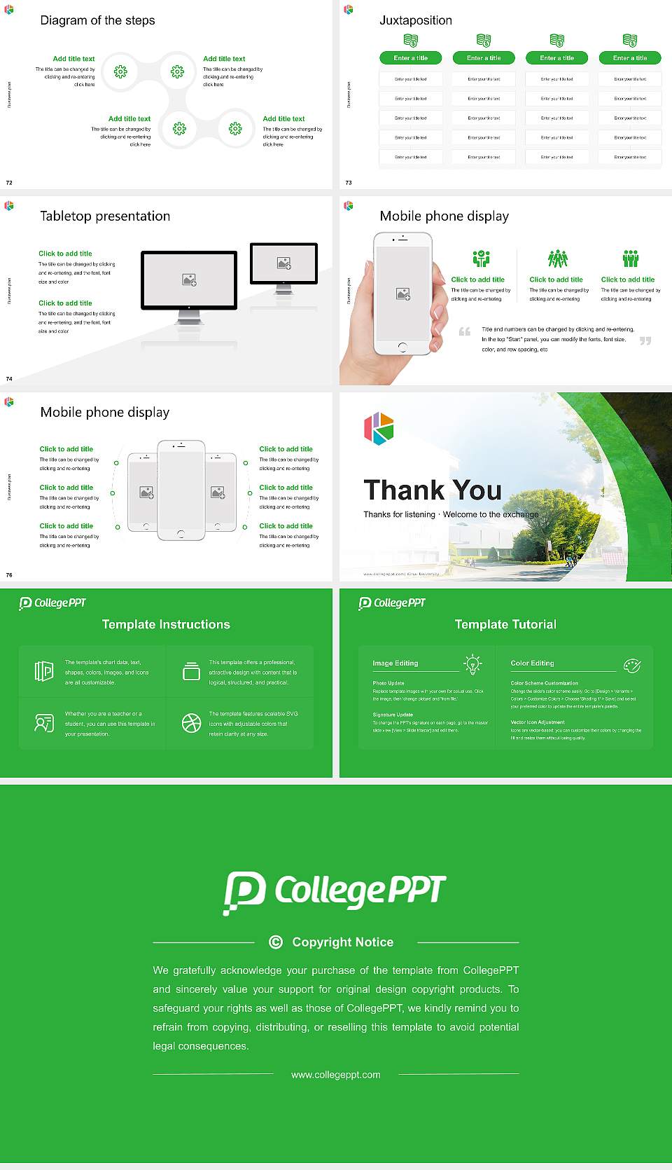 Kiryu University Competition/Entrepreneurship Contest PPT Template16:9 ratio PPT effect preview image9