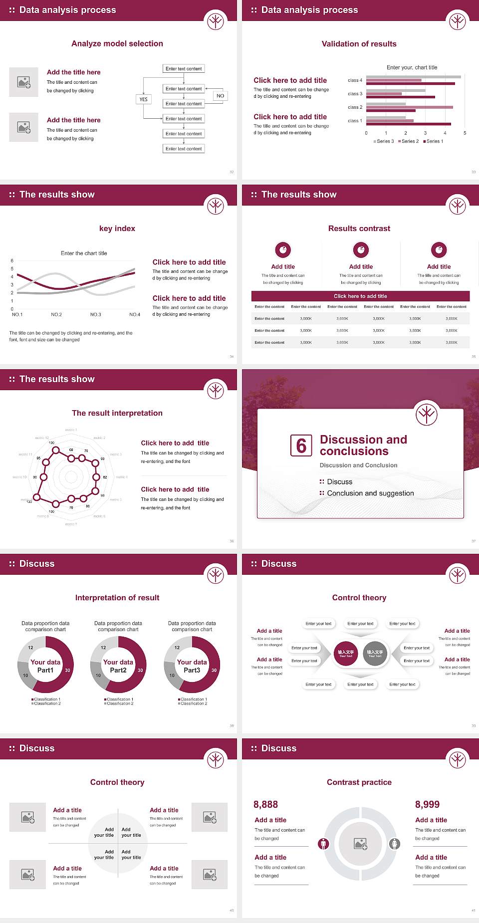 Keiwa College Graduation Thesis Defense PPT Template4:3 ratio PPT effect preview image5