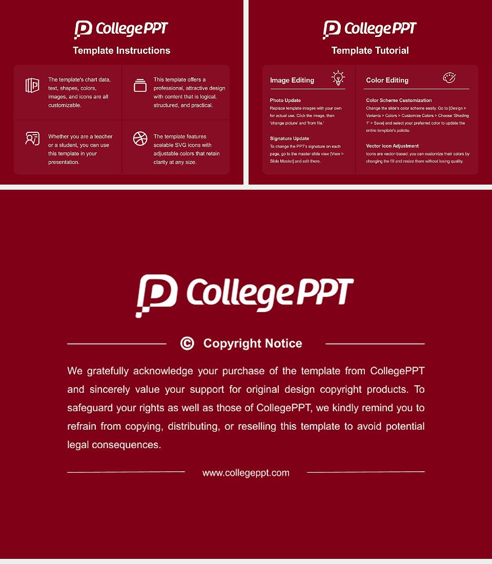 Kochi Gakuen University Academic Presentation/Research Findings Report PPT Template4:3 ratio PPT effect preview image5