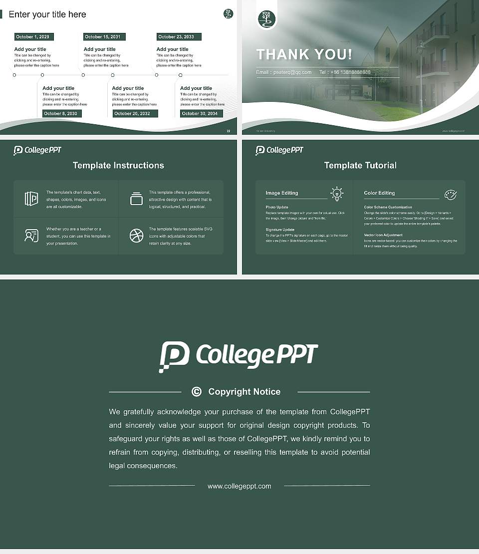 Keisen University Lecture Sharing and Networking Event PPT Template16:9 ratio PPT effect preview image4