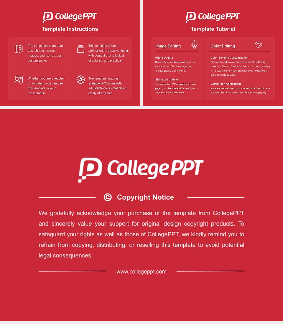 Konan University Course/Courseware Creation PPT Template4:3 ratio PPT effect preview image5