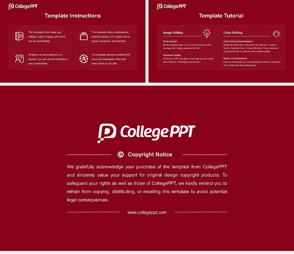 Komazawa Women’s University Course/Courseware Creation PPT Template16:9 ratio PPT effect preview image5