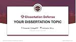 Florida State University Graduation Thesis Defense PPT Template