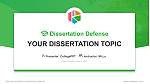 Kiryu University Graduation Thesis Defense PPT Template