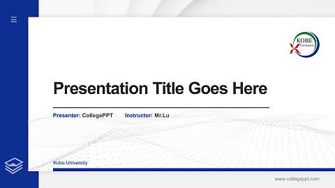 Kobe University Thesis Proposal/Graduation Defense PPT Template
