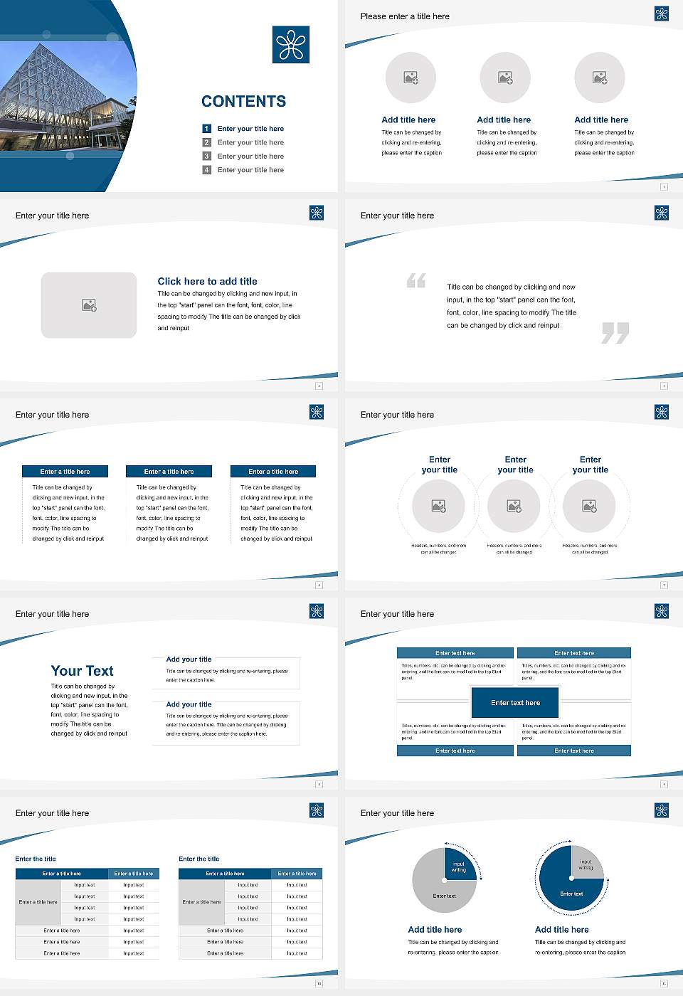 Kindai University Course/Courseware Creation PPT Template16:9 ratio PPT effect preview image2