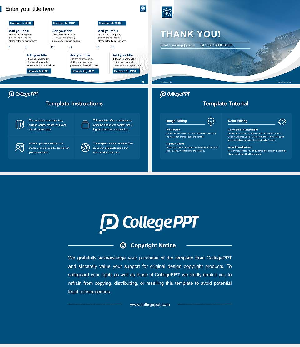 Kindai University Lecture Sharing and Networking Event PPT Template16:9 ratio PPT effect preview image4