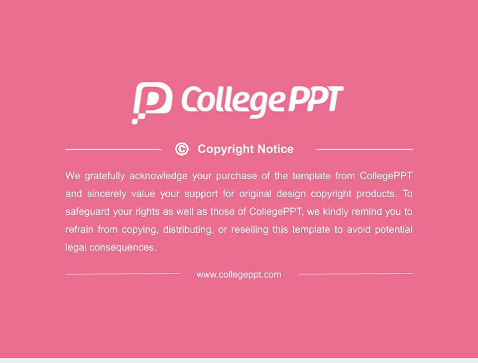 Kobe City College of Nursing General Purpose PPT Template4:3 ratio PPT effect preview image6