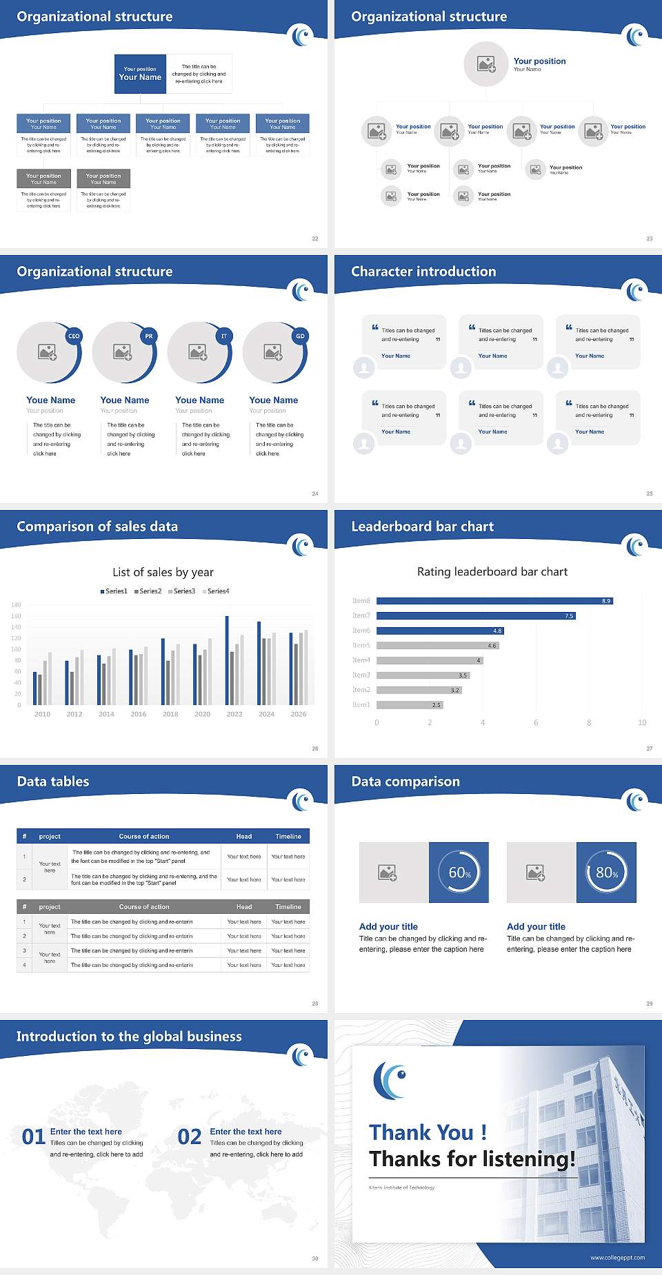 Kitami Institute of Technology Academic Presentation/Research Findings Report PPT Template4:3 ratio PPT effect preview image4