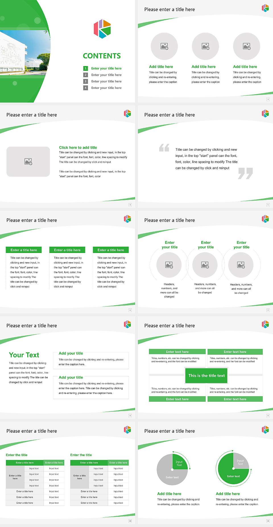 Kiryu University Course/Courseware Creation PPT Template4:3 ratio PPT effect preview image2