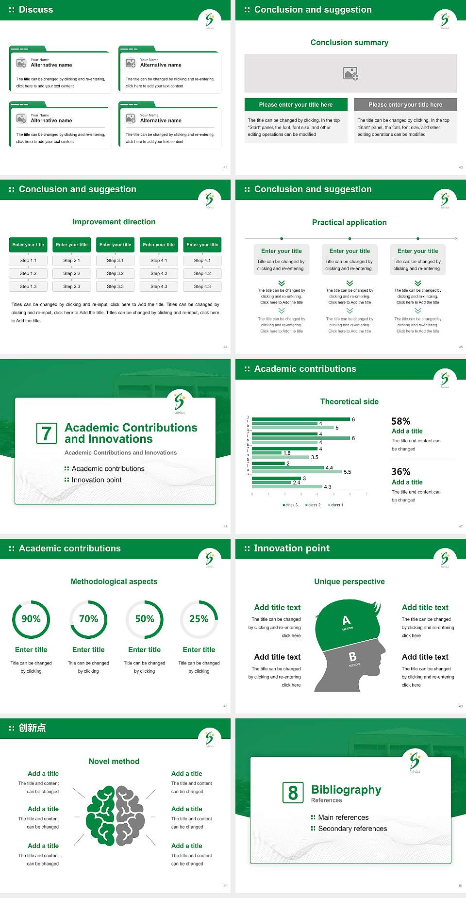 Kobe Shinwa Women’s University Graduation Thesis Defense PPT Template4:3 ratio PPT effect preview image6