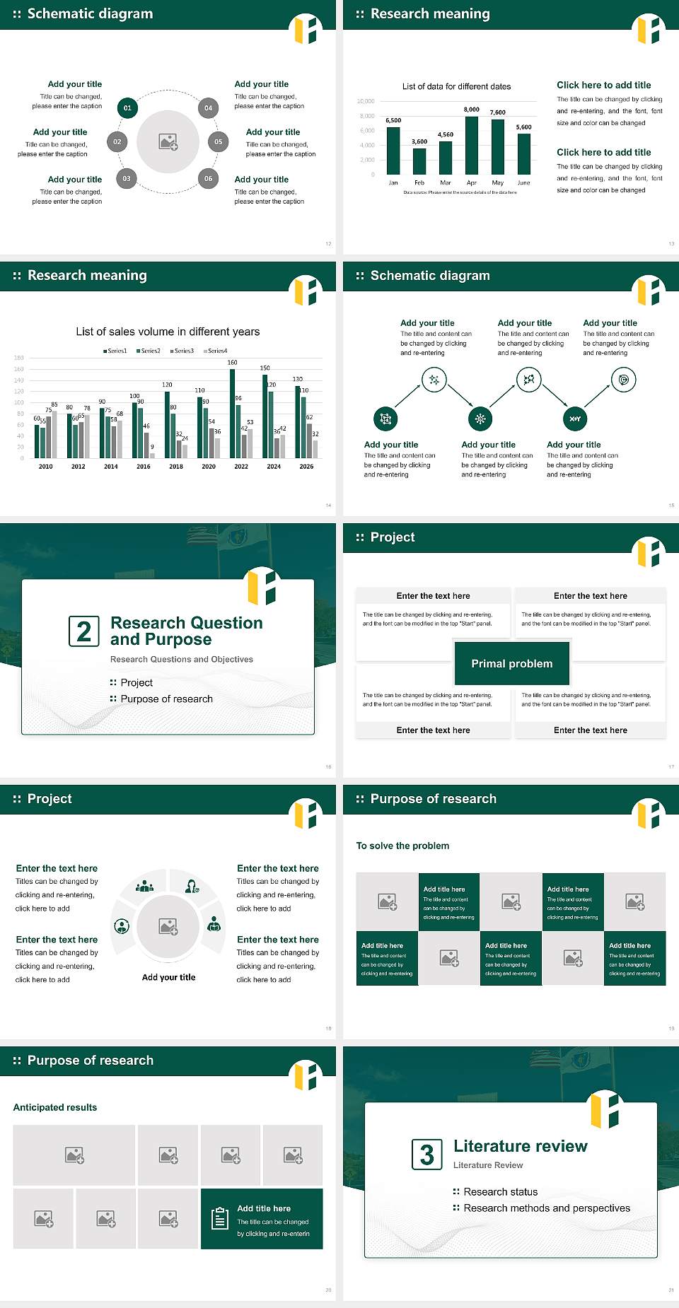 Fitchburg State University Graduation Thesis Defense PPT Template4:3 ratio PPT effect preview image3