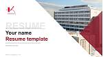 Kokushikan University Resume PPT Template
