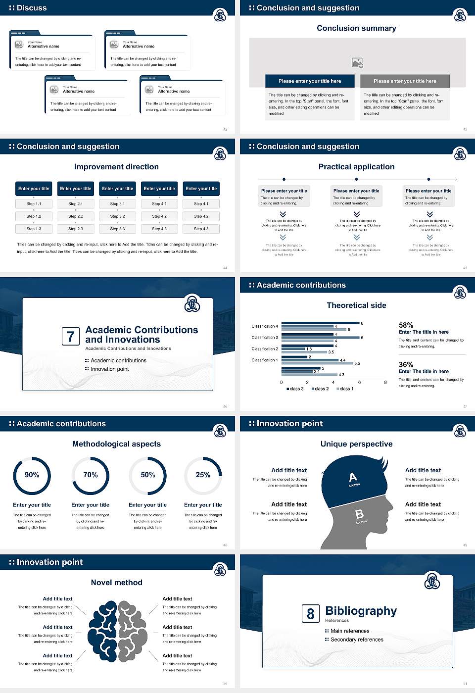 Kobe College Graduation Thesis Defense PPT Template16:9 ratio PPT effect preview image6