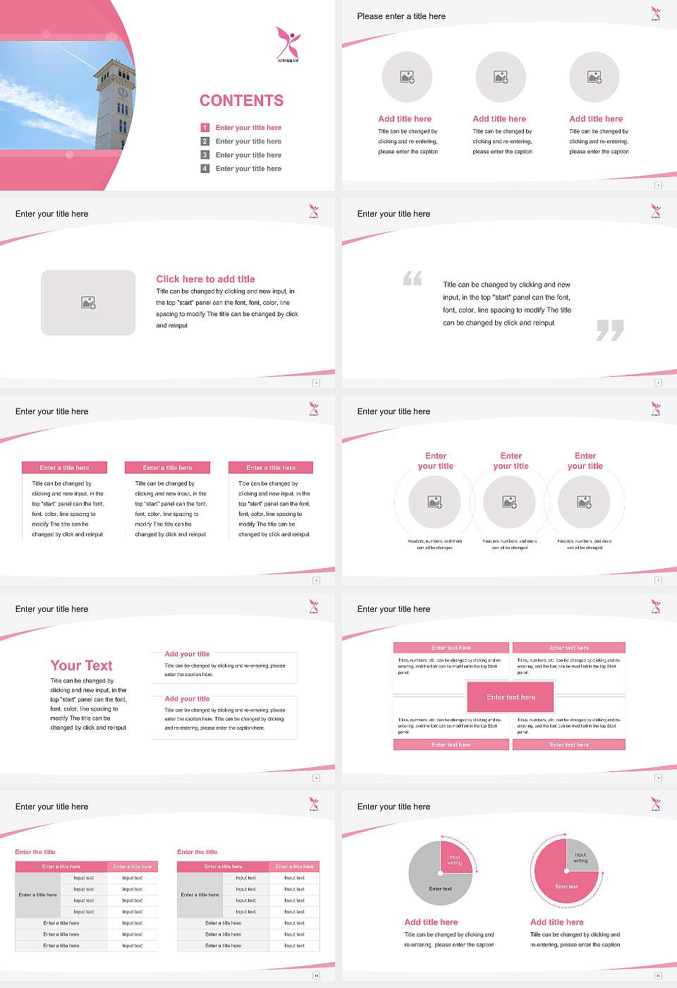 Kobe City College of Nursing Course/Courseware Creation PPT Template16:9 ratio PPT effect preview image2