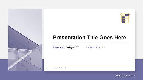Kitasato University General Purpose PPT Template