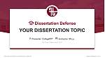 Five Towns College Graduation Thesis Defense PPT Template