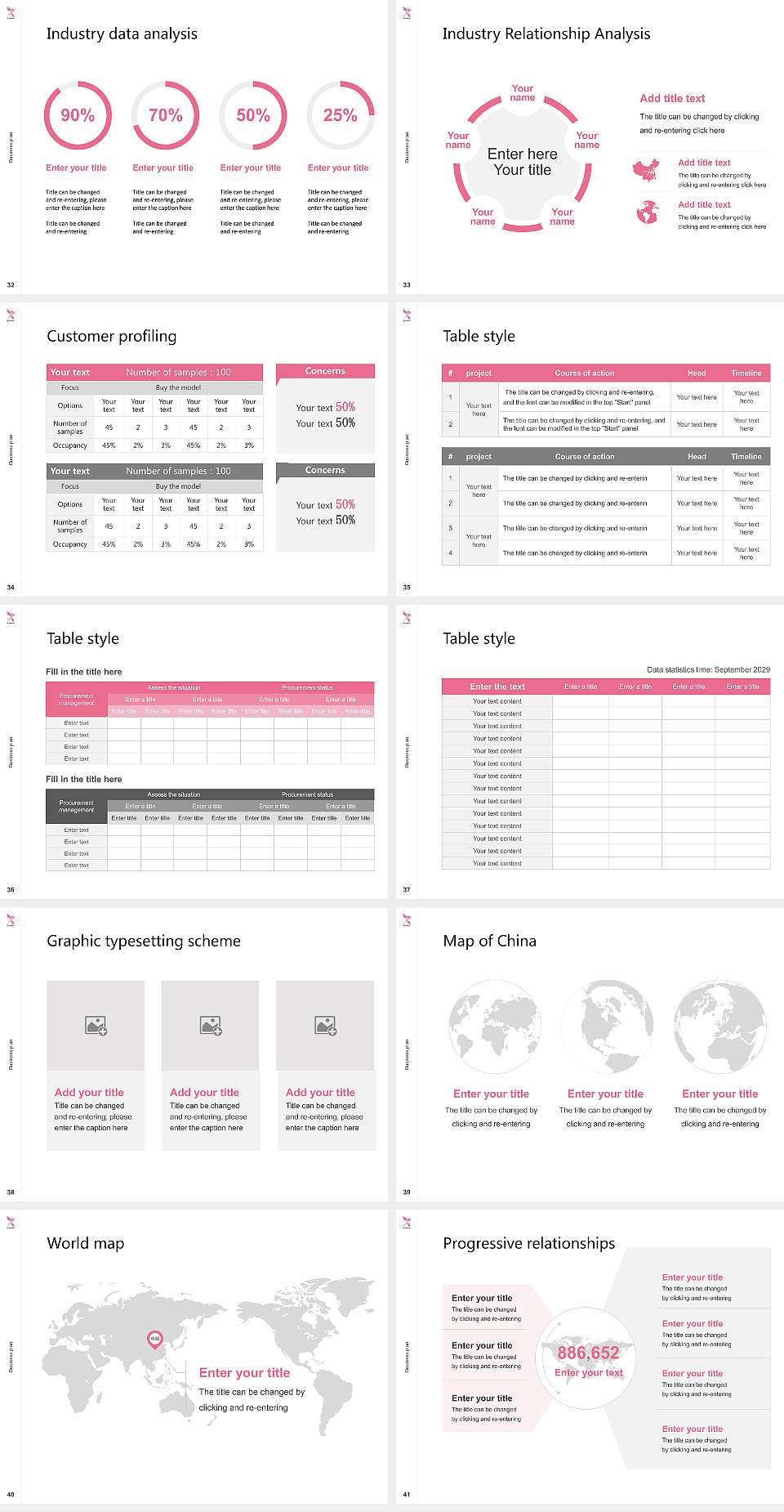 Kobe City College of Nursing Competition/Entrepreneurship Contest PPT Template4:3 ratio PPT effect preview image5