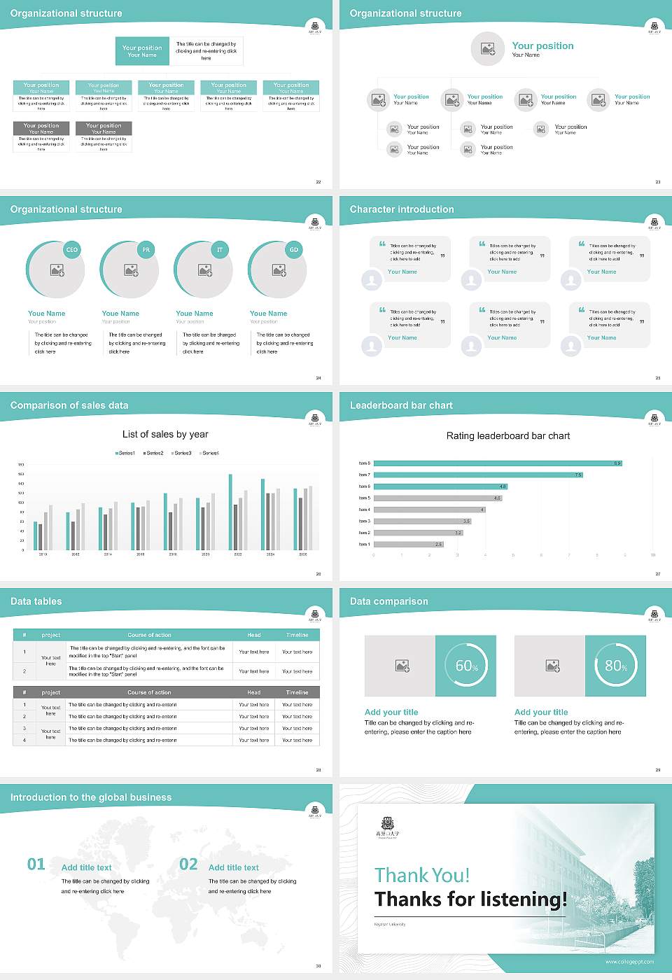 Koyasan University Academic Presentation/Research Findings Report PPT Template16:9 ratio PPT effect preview image4
