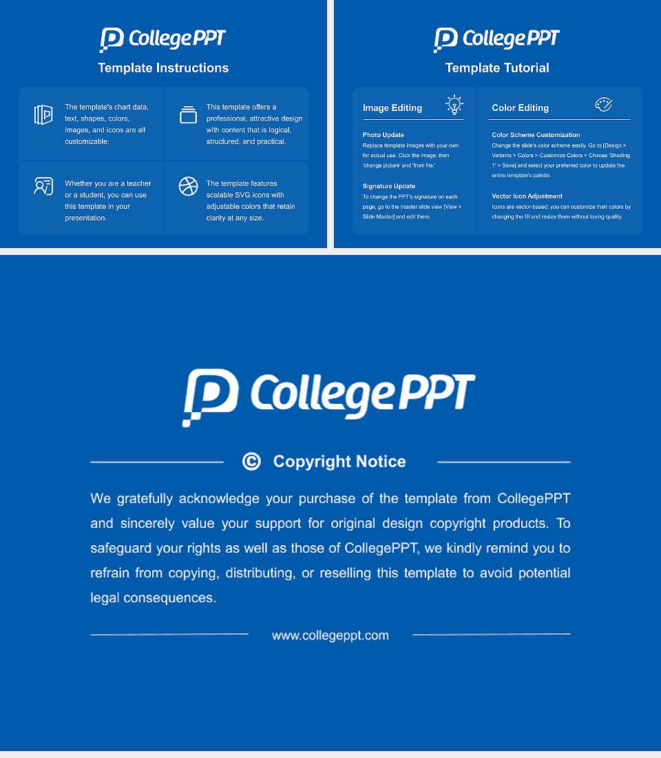 Kinjo University Course/Courseware Creation PPT Template4:3 ratio PPT effect preview image5