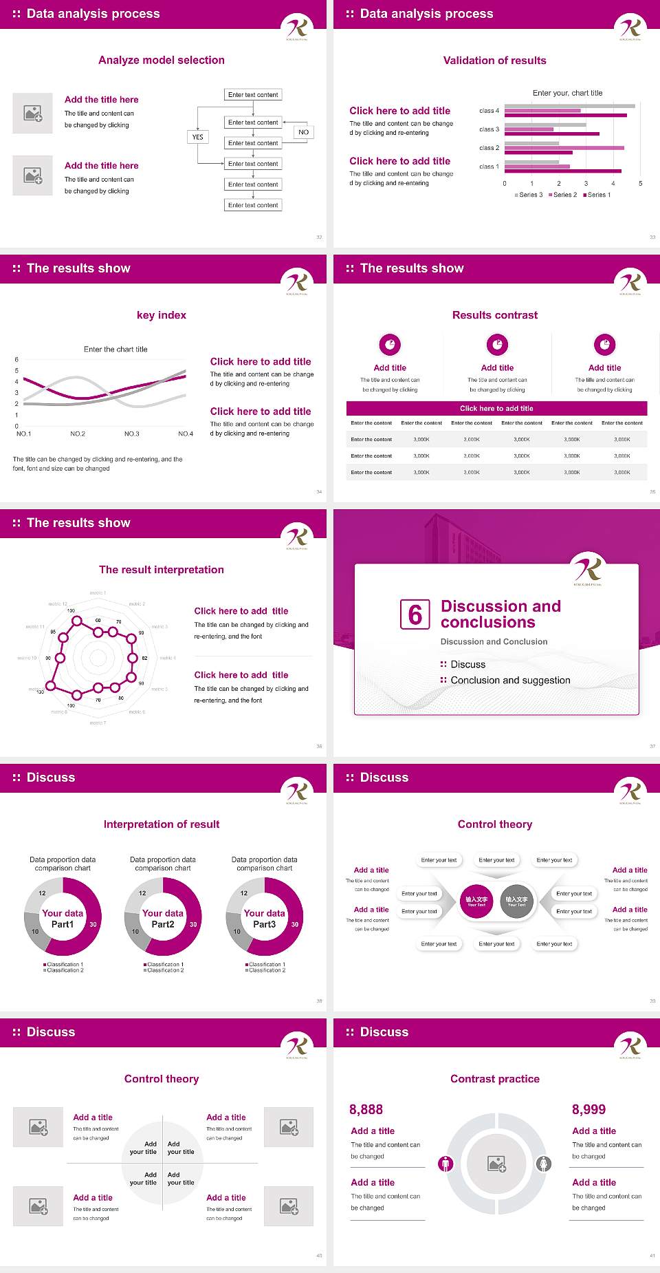 Kokugakuin University Graduation Thesis Defense PPT Template4:3 ratio PPT effect preview image5