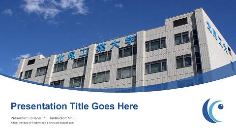 Kitami Institute of Technology Course/Courseware Creation PPT Template