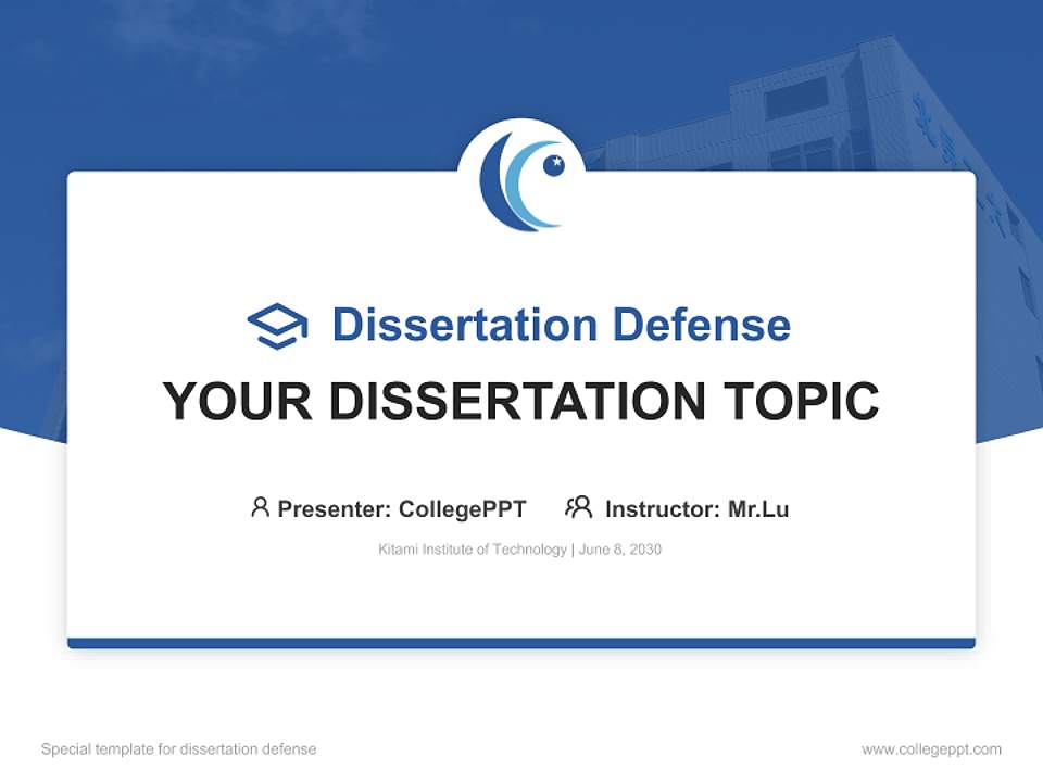 Kitami Institute of Technology Graduation Thesis Defense PPT Template4:3 ratio PPT effect preview image7
