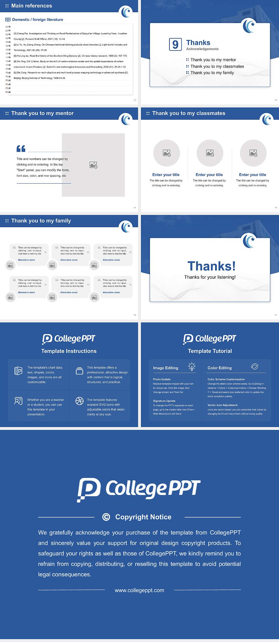 Kitami Institute of Technology Graduation Thesis Defense PPT Template4:3 ratio PPT effect preview image7