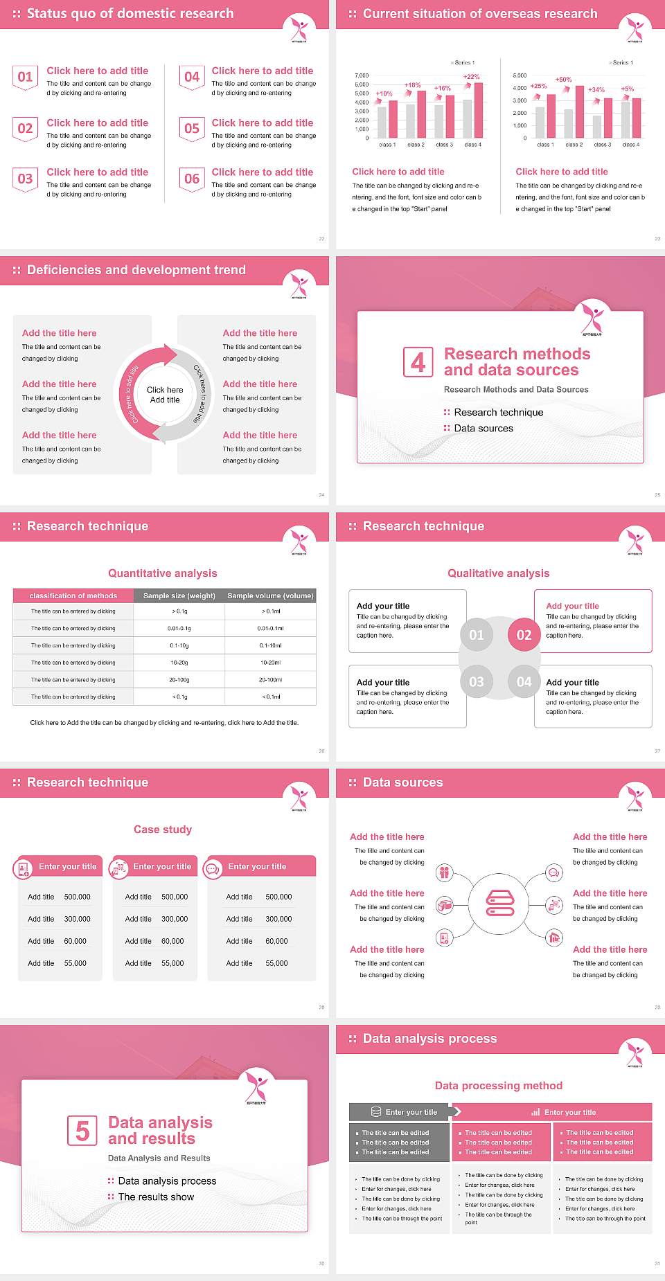 Kobe City College of Nursing Graduation Thesis Defense PPT Template4:3 ratio PPT effect preview image4