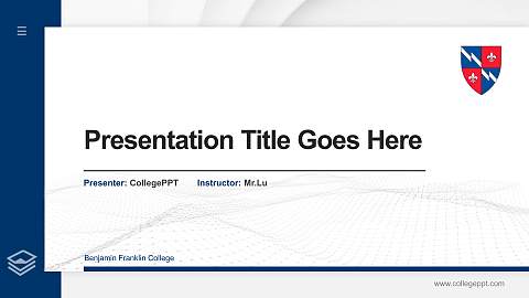 Benjamin Franklin College Thesis Proposal/Graduation Defense PPT Template