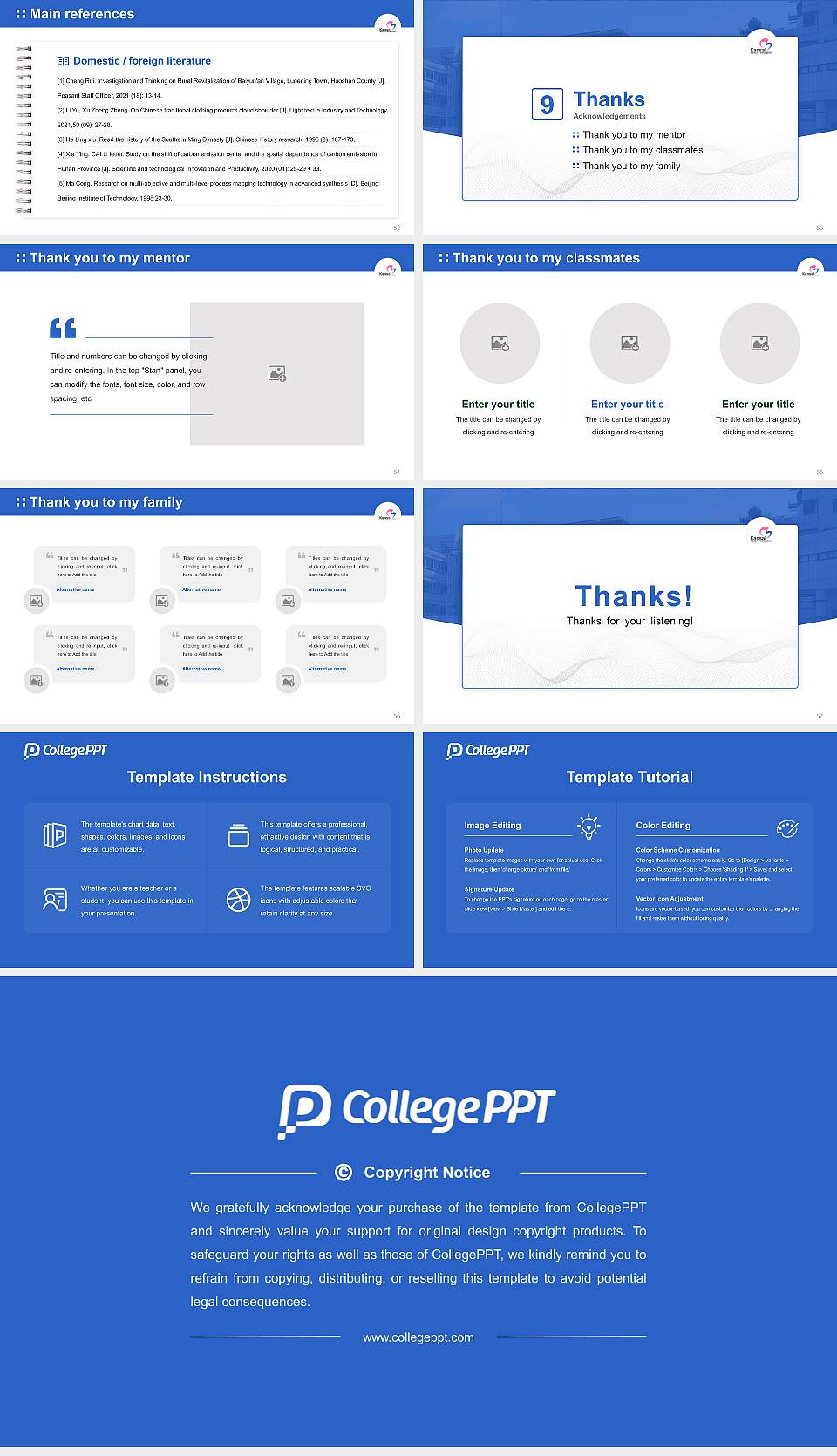 Kansai University of Welfare Sciences Graduation Thesis Defense PPT Template16:9 ratio PPT effect preview image7