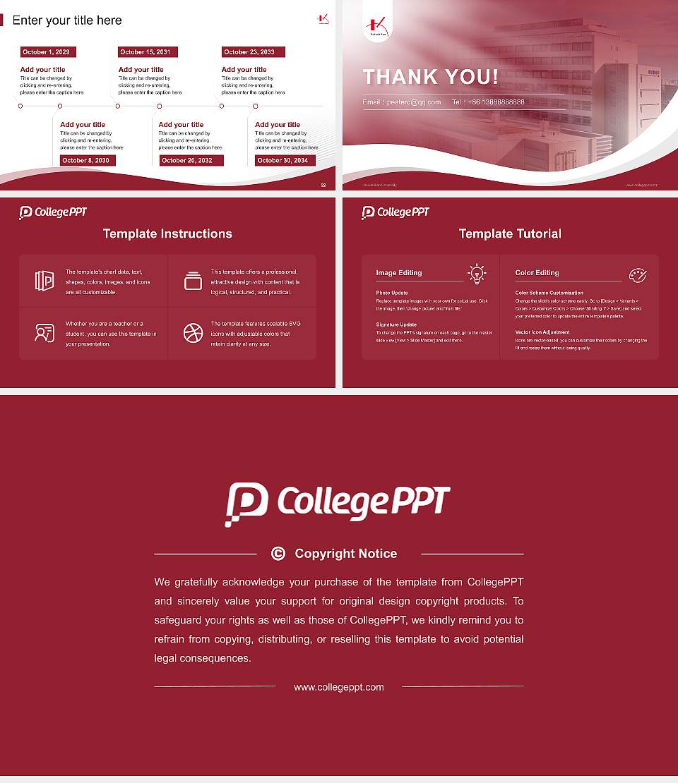 Kokushikan University Lecture Sharing and Networking Event PPT Template16:9 ratio PPT effect preview image4
