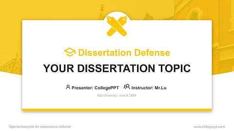 Keio University Graduation Thesis Defense PPT Template