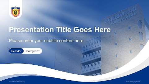 Jichi Medical University Lecture Sharing and Networking Event PPT Template