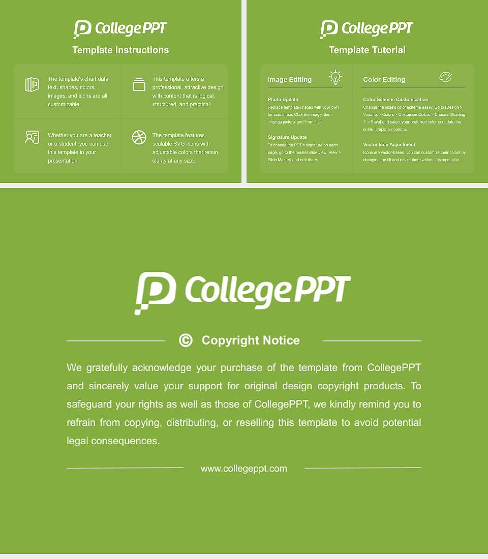 Kagawa University Course/Courseware Creation PPT Template4:3 ratio PPT effect preview image5