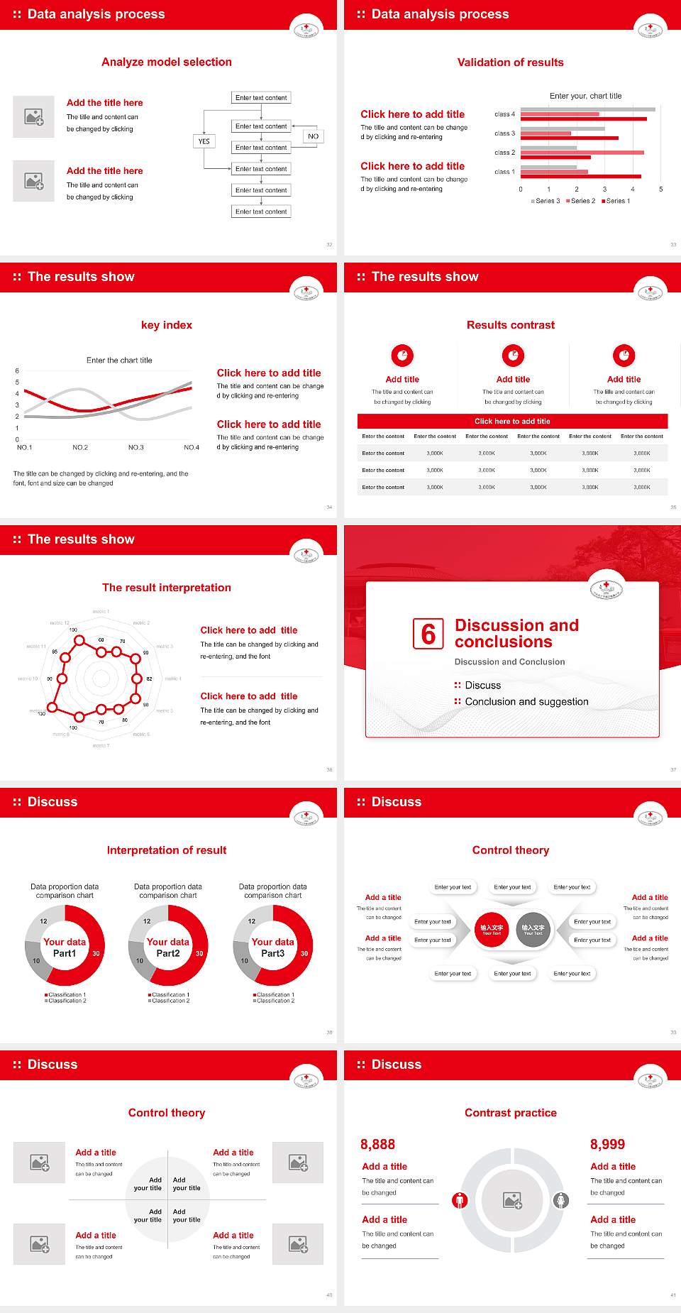Japanese Red Cross Hiroshima College of Nursing Graduation Thesis Defense PPT Template4:3 ratio PPT effect preview image5
