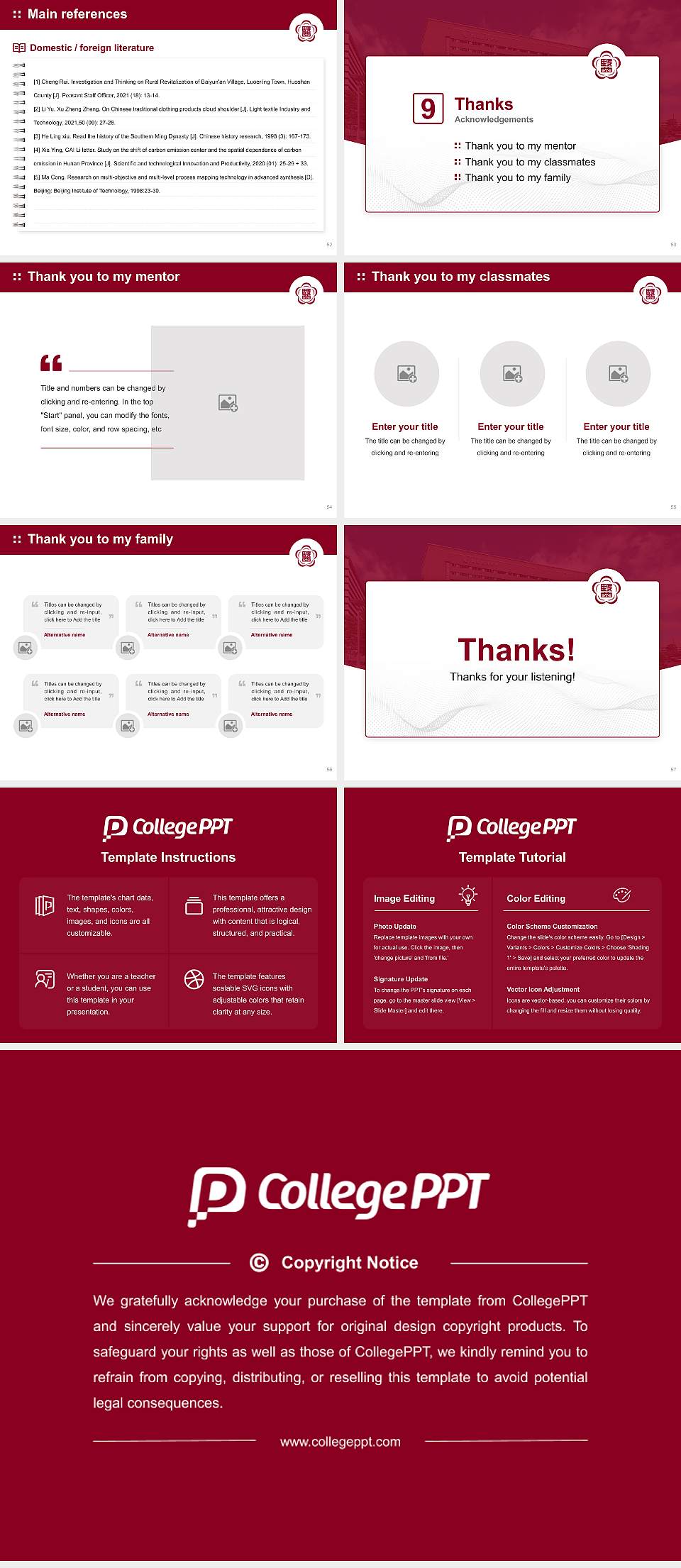 Kansai Medical University Graduation Thesis Defense PPT Template4:3 ratio PPT effect preview image7